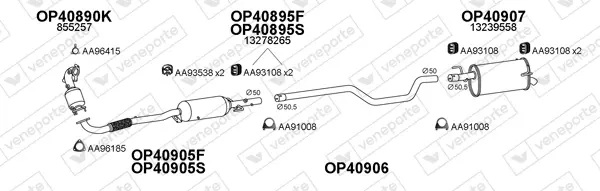 Изпускателна система VENEPORTE           