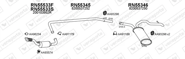Изпускателна система VENEPORTE           