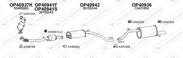Изпускателна система VENEPORTE           