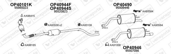 Изпускателна система VENEPORTE           