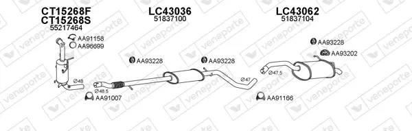 Изпускателна система VENEPORTE           