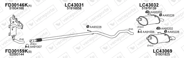 Изпускателна система VENEPORTE           