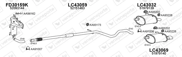 Изпускателна система VENEPORTE           