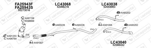 Изпускателна система VENEPORTE           