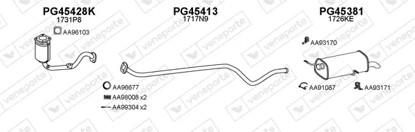 Изпускателна система VENEPORTE           