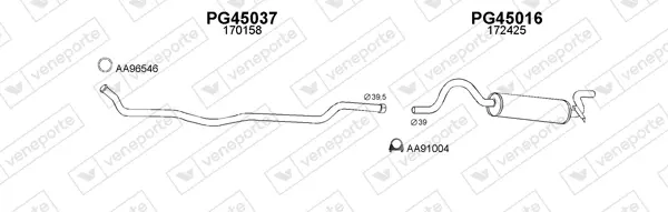 Изпускателна система VENEPORTE           