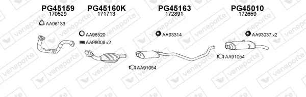 Изпускателна система VENEPORTE           