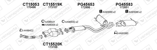 Изпускателна система VENEPORTE           