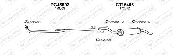 Изпускателна система VENEPORTE           