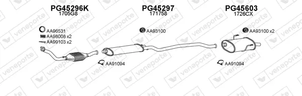Изпускателна система VENEPORTE           