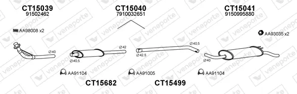 Изпускателна система VENEPORTE           