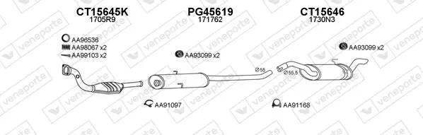 Изпускателна система VENEPORTE           