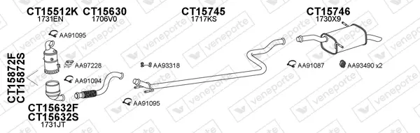 Изпускателна система VENEPORTE           