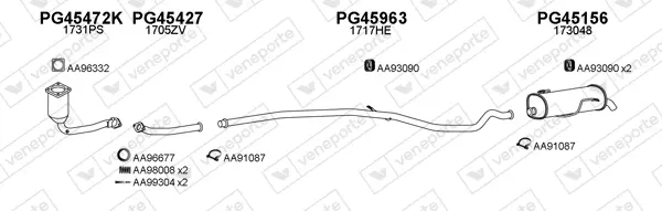 Изпускателна система VENEPORTE           