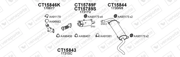 Изпускателна система VENEPORTE           