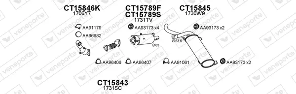 Изпускателна система VENEPORTE           