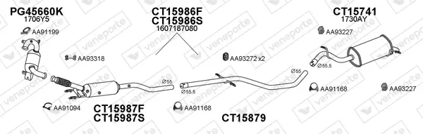 Изпускателна система VENEPORTE           