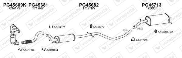 Изпускателна система VENEPORTE           