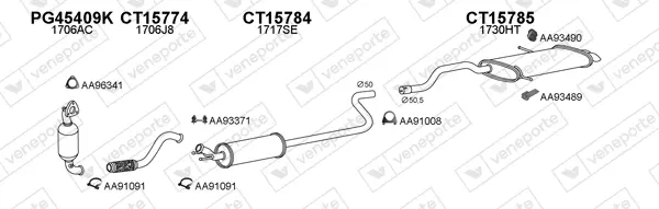Изпускателна система VENEPORTE           