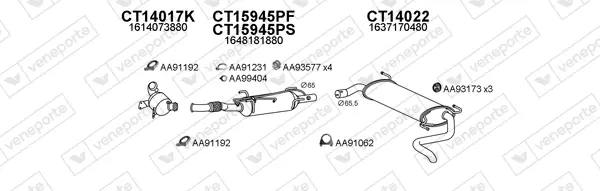 Изпускателна система VENEPORTE           
