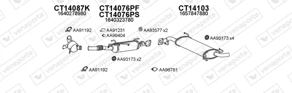 Изпускателна система VENEPORTE           