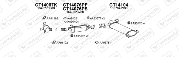 Изпускателна система VENEPORTE           