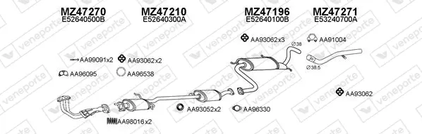Изпускателна система VENEPORTE           
