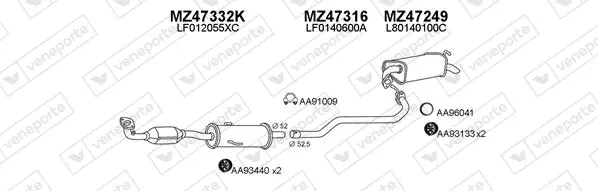Изпускателна система VENEPORTE           