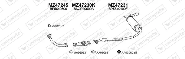 Изпускателна система VENEPORTE           