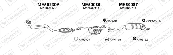 Изпускателна система VENEPORTE           