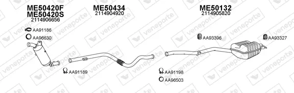 Изпускателна система VENEPORTE           