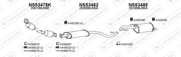 Изпускателна система VENEPORTE           