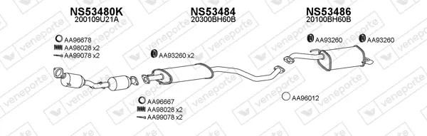 Изпускателна система VENEPORTE           