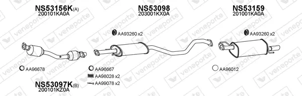 Изпускателна система VENEPORTE           