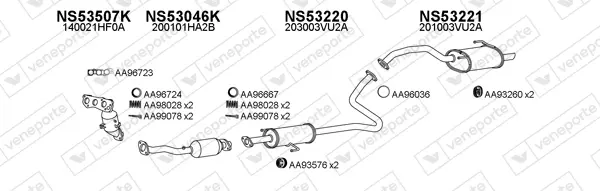 Изпускателна система VENEPORTE           