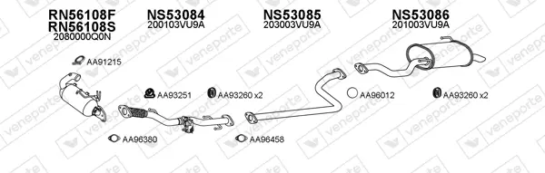 Изпускателна система VENEPORTE           