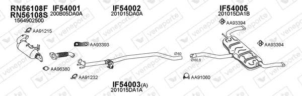 Изпускателна система VENEPORTE           