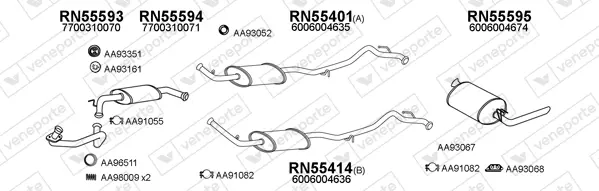Изпускателна система VENEPORTE           