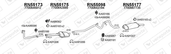 Изпускателна система VENEPORTE           