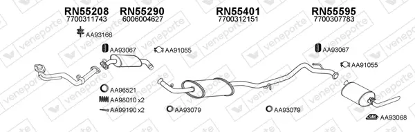 Изпускателна система VENEPORTE           