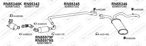 Изпускателна система VENEPORTE           