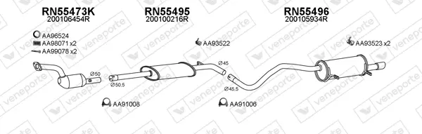 Изпускателна система VENEPORTE           