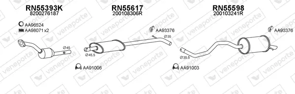 Изпускателна система VENEPORTE           
