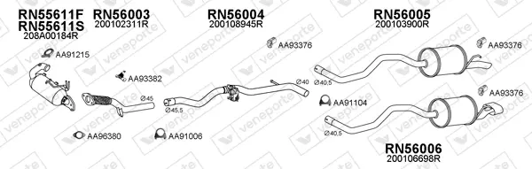 Изпускателна система VENEPORTE           
