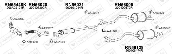 Изпускателна система VENEPORTE           