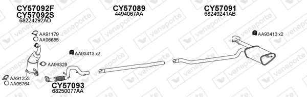 Изпускателна система VENEPORTE           