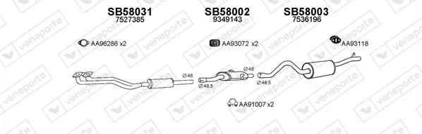 Изпускателна система VENEPORTE           