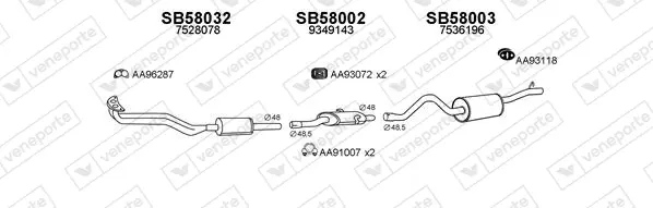 Изпускателна система VENEPORTE           