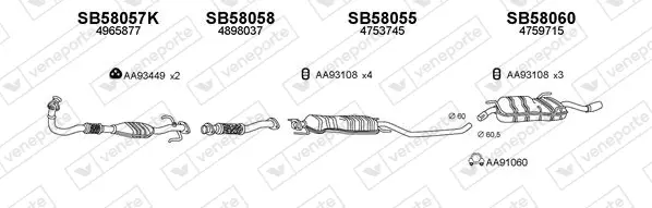 Изпускателна система VENEPORTE           