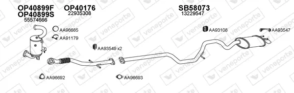 Изпускателна система VENEPORTE           